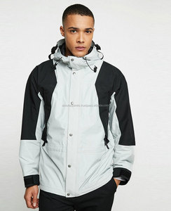 Nouvelles vestes coupe-vent respirantes d'hiver en maille à fermeture éclair, de style élégant, bon marché, personnalisées, petit MOQ, mode, imperméables, grandes tailles - Product Image 2