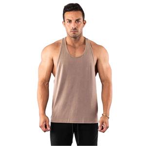 Men Bodybuilding Tank top Gyms Workout Fitness Tight Cotton Sleeveless clothing Golds <b>Stringer</b> Singlet male Casual <b>Vest</b> - Product Image 3