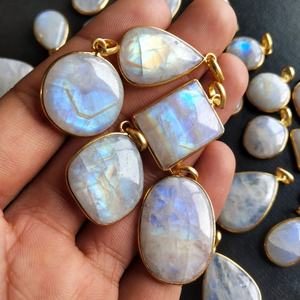 Rainbow Moonstone Tumbled Rune Set <b>Small</b> Light Crystal Pendant Republic Larimar Cubic Zircon Stones Crystal Pendants Charms - Product Image 5