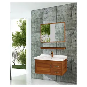 Kabinet Vanity kamar mandi, meja rias permukaan padat Modern tersedia dengan harga terjangkau