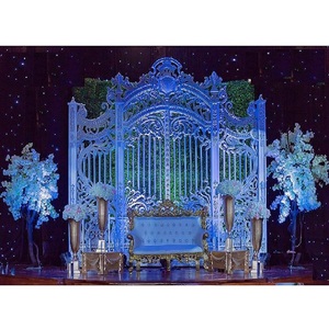 แผงประตูฉากหลังเวทีต้อนรับงานแต่งงานขนาดใหญ่สไตล์โมเดิร์นในฝันของตกแต่งประตูที่น่าตื่นตาตื่นใจสำหรับวันพิเศษของคุณ - Product Image 1