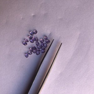3mm 5mm Améthyste violette naturelle Pierre ovale à facettes en vrac pour la fabrication de bijoux Collier Pendentif en ligne Alibaba Regular - Product Image 2