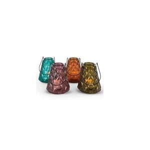 Table Mounted Hanging Mosaic Glass <b>Tealight</b> Votive Candle <b>Holder</b> with Metal Frame Diwali Decorations Items for Home and Diwali - Product Image 6