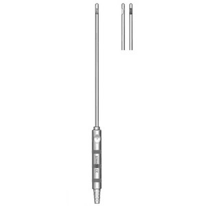 รูตรงกลาง gasparoti cannula สองหลุมสแตนเลสเครื่องมือผ่าตัดไฟฟ้า - Product Image 5