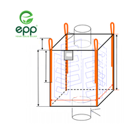 Sacs Jumbo en PP de Haute Qualité, Certifiés ISO9001, Imperméables, Laminés, avec Baffle, Traités Anti-UV, Respirants, Prix Compétitif