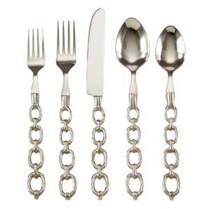 ACMI Brand Modern Eco-Friendly Stainless Steel Flatware Set with Brass Handles Nickel Plated Gift Box Packaging Spoon Fork <b>Knife</b> - Product Image 1