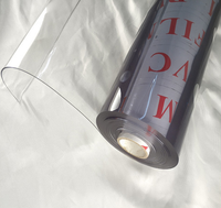 Tapis de table en PVC transparent souple personnalisé, résistant à la chaleur, à l'huile et à l'eau, feuille transparente en PVC