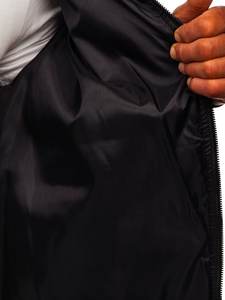 เสื้อแจ็กเก็ตขนเป็ดสำหรับผู้ชาย, เสื้อโค้ทบับเบิ้ลคอตั้งสำหรับสภาพอากาศหนาวเย็น - Product Image 6