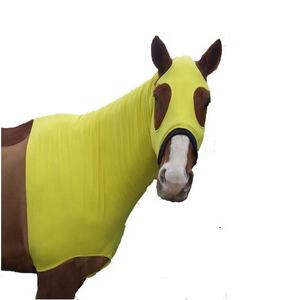 Cubierta de caballo de licra, protector completo de barbilla al pecho - Product Image 1