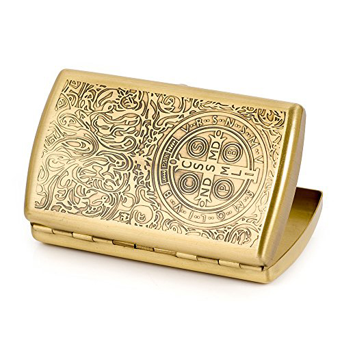 Solid Brass Classic Cigarette Case