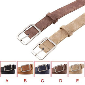 Wholesale New Design PU 100% Genuine Leather Belt Custom Ladies Waist Belt with Alloy <b>Buckle</b> Best Material - Product Image 3