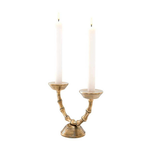 Candelabro de Mesa, Candelabro de Metal de Alta Venta para Eventos, Fiestas, Bodas y Decoración Navideña, Candelabro Chapado en Oro - Product Image 1