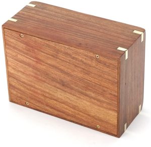 American Style Brown Wooden Pet <b>Urns</b> for <b>Dog</b> and Cat Ashes Eco-Friendly 200 Cubic Inch Capacity Customized Size Decorative - Product Image 6