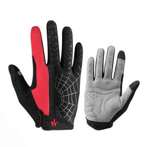 2024 gants de course à doigts entiers en cuir de silicone respirant anti-dérapant et écran tactile Compatible pour les sports de plein air cyclisme - Product Image 2