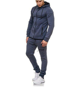 Tenue de sport pour homme, survêtement, sweat à capuche et motif Camouflage, Jogging, 2 pièces - Product Image 1