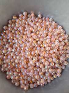 Alta calidad Forma redonda Color verde Hecho a mano Perla Cristal Proveedor mundial Cuentas de vidrio - Product Image 3