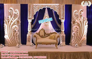 Surahis เส้นใยสีทองสำหรับตกแต่งงานแต่งงานล่าสุด FRP surahi สำหรับตกแต่งเวทีงานแต่งงานหรูหรา - Product Image 5