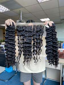 ขายส่ง13X6 13X4 HD ลูกไม้หน้าผาก,บาง HD ลูกไม้ปิดหน้าผาก,สวิสลูกไม้มนุษย์ผมปิดหน้าผากผู้ขาย - Product Image 2