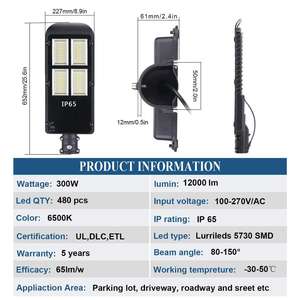 Xiaomi — lampe solaire à led intégrée, 80w, éclairage d'extérieur du moyen-orient, 20w - Product Image 6