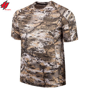 T-shirt Camouflage en polyester pour homme, chemise tactique de camping, à séchage rapide, tenue de Combat, pour la chasse au canard, nouveau design - Product Image 5