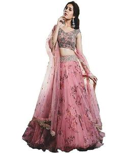 Occasion spéciale colorée brodée travail manuel Lehenga Choli avec chemisier vêtements traditionnels personnalisés en gros Alphanumero - Product Image 5