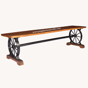 Sala de estar Industrial Vintage y sala de espera, Banco de Patio, diseño de muebles indios, fabricante y distribuidor - Product Image 1