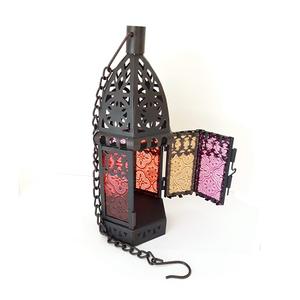 Lanternes de Ramadan suspendues en laiton et en verre avec une lanterne suspendue de la plus grande qualité pour une utilisation dans les hôtels et les restaurants - Product Image 3