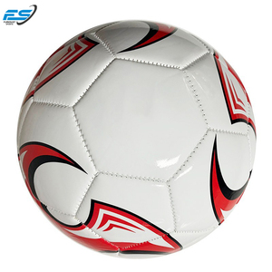 Professional Size 5 Soccer Ball Customized PU <b>Leather</b> <b>Football</b> for Training Red & Blue Custom Designs Print for PK Sale - Product Image 5