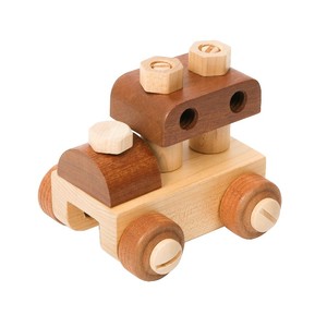 [2,6] venta al por mayor de coche de madera bloque de juguetes educativos para niños - Product Image 1