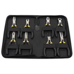 Juego de 8 Alicates para joyería, herramienta de fabricación, cortador de alambre de punta de aguja, para joyería, reparación eléctrica artesanal DIY, 2024 - Product Image 1