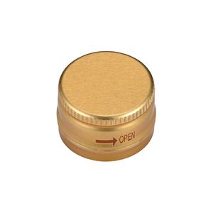 Fabricante de Tapas Metálicas de Aluminio de 22 mm a Prueba de Manipulación (ROPP) para Frascos, Grado Alimenticio, Certificación SGS, Personalizables OEM - Product Image 1