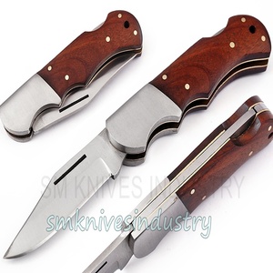 Couteau de poche pliable à lame en acier inoxydable, boulons en acier faits à la main (smk1310) - Product Image 6