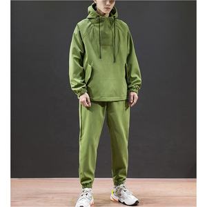 Hiver sportswear coton fitness pull à capuche de jogging survêtements set gym survêtement pour hommes - Product Image 6