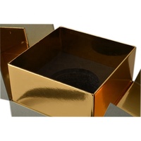 Boîte cadeau pliante magnétique en carton rigide avec logo personnalisé de luxe, estampage à chaud, pour l'emballage de pots de miel en verre