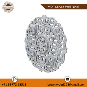 Factory Direct Supply Modern Design <b>MDF</b> Carved <b>Decorative</b> Wall <b>Panel</b> Round Shaped <b>Decorative</b> Wall Mandala at Discounted Price - Product Image 2