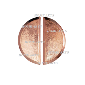 Bandeja de servicio de dátiles de Metal de calidad superior Bandeja de servicio de frutas de chocolates en forma de luna y estrella hecha a mano por Home Arts - Product Image 3