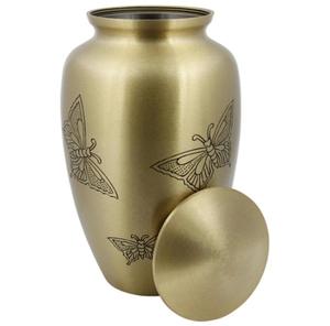 Extérieur de crème papillon en laiton, blanc, métallique, hermès de décoration pour adultes, Style américain/européen - Product Image 3