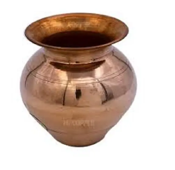 Hoge Kwaliteit Pooja Ghar Koper Lota Kalash Pot Gebruikt Als Poojan Aanbidding