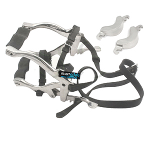 Écarteur buccal vétérinaire pour chevaux, réutilisable, durable, en acier inoxydable et cuir, outil de fermeur, spéculum dentaire équin de haute qualité - Product Image 3