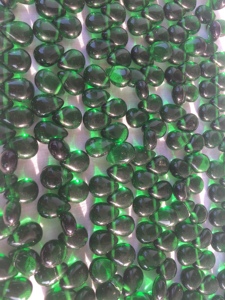 Perles de verre cristal au chalumeau bleu vert faites à la main 6mm 8mm 10mm tailles pour bijoux et perles rondes en vrac - Product Image 5