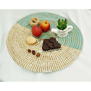 ECO-FRIENDLY HOME DECORATION GRASS MAT / CIRCLE SADGE / WATER HYACINTH MAT - Product Image 5
