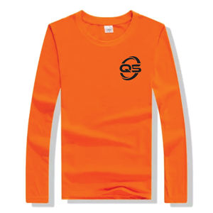 custom screen print your logo 100% cotton long sleeve t shirt - Product Image 2