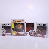 Boîtier en plastique vinyle Funko sans acide épaisseur 0.5mm 4 pouces protecteur PET Funko Pop Toy Case