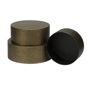 Ensemble de rehausseurs ronds en métal en acier inoxydable, 3 pièces - Product Image 3