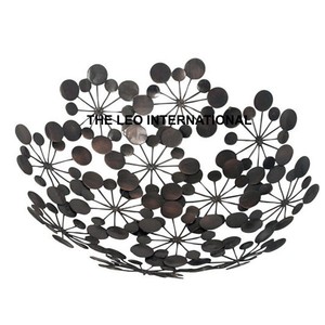 Plato de Lujo Chapado en Oro para Servir Comida, Frutas y Bocadillos en Hoteles y Bodas, Plato de Metal Martillado para Guardar Dulces y Alimentos Secos - Product Image 2
