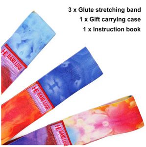 2025 Wholesale Custom Logo Exercise Loop Sublimation Cotton Hip Resistance <b>Band</b> Set for Home Gym Fitness Polyester Fabric - Product Image 2
