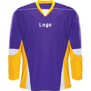 Vente en gros de maillots de hockey sur glace avec logo d'équipe personnalisé, motifs de couture, sublimés, uniformes de hockey sur glace en polyester - Product Image 1