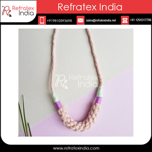 Collier en macramé, nouvelle mode de bonne qualité, fait à la main, en coton, bijoux pour femmes, offre spéciale - Product Image 5
