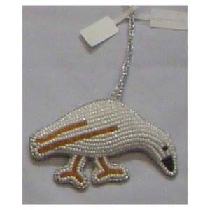 Bird Shape Hanging Ornaments With Beaded Work - Product Image 1