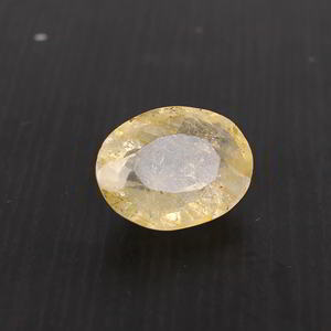 พลอยสีเหลืองธรรมชาติ 14x11 มม. ทรงรีเจียระไน คุณภาพ AA น้ำหนัก 9 กะรัต - Product Image 4